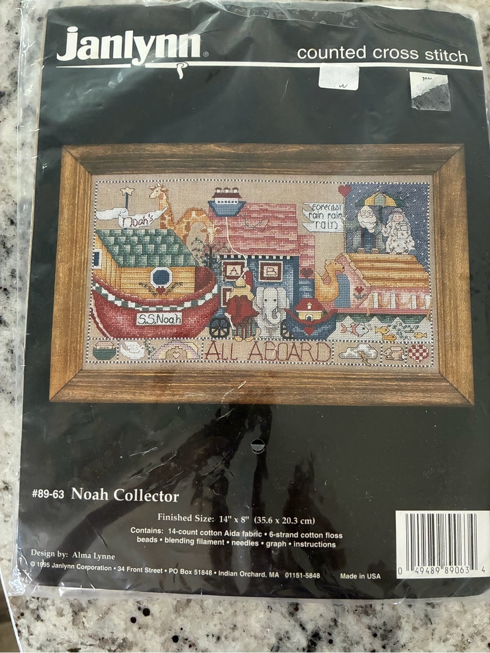 Janlynn "All Aboard" Noah Collector Counted Cross Stitch Kit - Multi